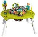 Oribel PortaPlay 4-in-1 Foldable Travel Activity Center, Turn, Bounce, Play, Transform - Forest Friends